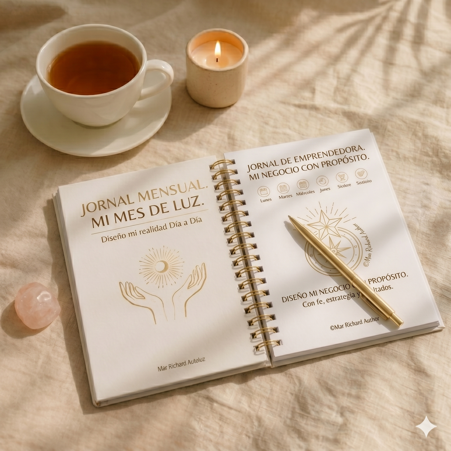 JORNAL mi mes de Luz + JORNAL Emprendedora de Fe