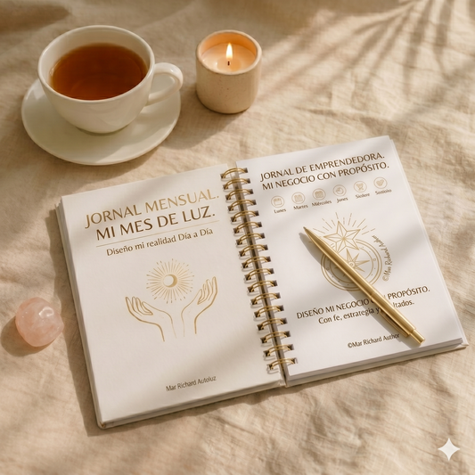 JORNAL mi mes de Luz + JORNAL Emprendedora de Fe